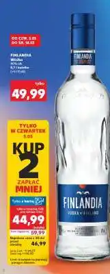 Kaufland FINLANDIA Wódka 0,7 l butelka (+1 l 7UP) oferta