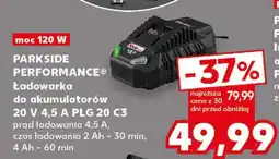 Kaufland PARKSIDE PERFORMANCE Ładowarka do akumulatorów 20 V 4,5 A PLG 20 C3 oferta