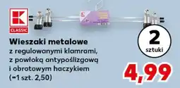 Kaufland Wieszaki metalowe oferta