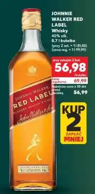 Kaufland JOHNNIE WALKER RED LABEL oferta