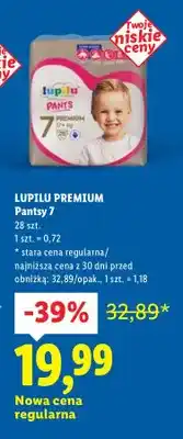 Lidl Pieluchy Premium Pantsy 7 oferta