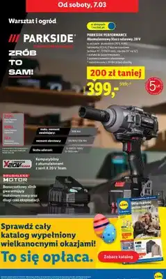 Lidl Akumulatorowy klucz udarowy 20V oferta