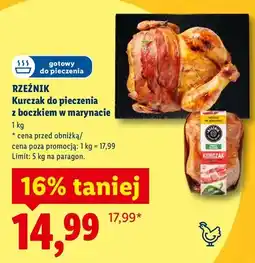 Lidl Kurczak do pieczenia z boczkiem w marynacie oferta