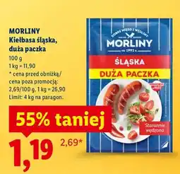 Lidl Kiełbasa śląska, duża paczka oferta