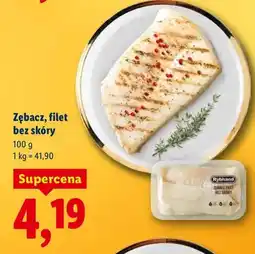 Lidl Żebacz, filet bez skóry oferta