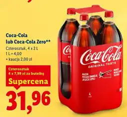 Lidl Napój gazowany lub Coca-Cola Zero oferta