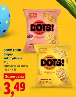 Lidl Chipsy kukurydziane ketchupowe lub serowe oferta