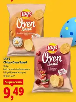 Lidl Chipsy Oven Baked kurki w sosie śmietanowym lub grillowane warzywa oferta