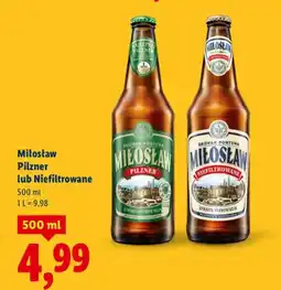 Lidl Piwo Pilzner lub Niefiltrowane oferta