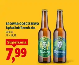 Lidl Piwo Gościszewo Sasiad lub Rzemiecha oferta