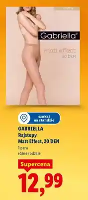 Lidl Rajstopy Matt Effect, 20 DEN oferta