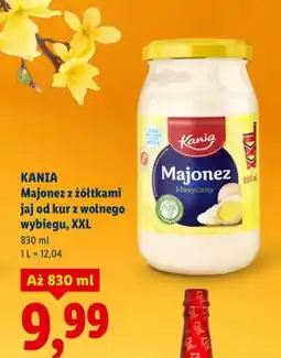 Lidl Majonez z żółtkami jaj od kur z wolnego wybiegu, XXL oferta