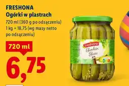 Lidl Ogórki w plastrach oferta