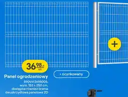 Castorama Panel ogrodzeniowy ocynkowany oferta