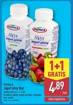 ALDI Jogurt pitny skyr jagoda, mango-marakuja, truskawka-kiwi, wanilia oferta