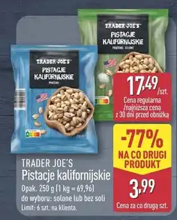 ALDI Pistacje kalifornijskie oferta