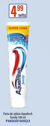 AT Pasta do zębów Aquafresh Family oferta