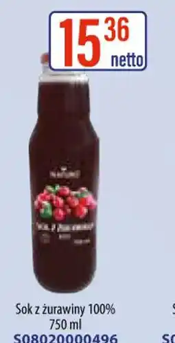 AT Sok z żurawiny 100% oferta