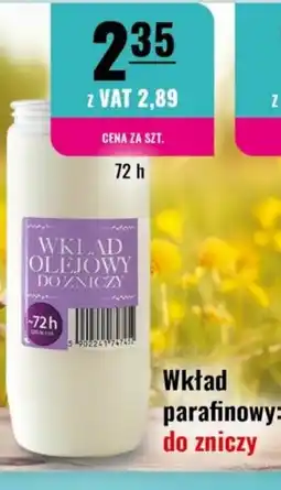 Eurocash Wkład parafinowy: do zniczy oferta