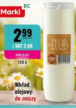 Eurocash Wkład olejowy: do zniczy oferta