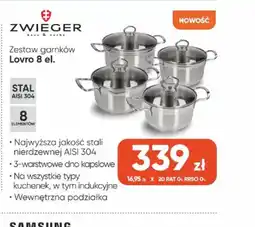 Max Elektro Zwieger Zestaw garnków Lovro oferta