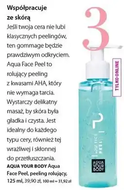 Hebe AQUA YOUR BODY Aqua Face Peel, peeling rolujący oferta