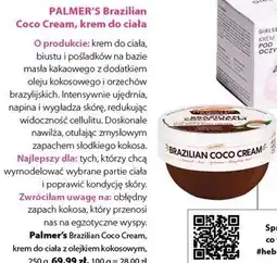 Hebe PALMER’S Brazilian Coco Cream, krem do ciała oferta