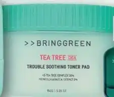 Hebe Bringgreen Tea Tree Cica Trouble Soothing Toner Pad oferta