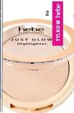 Hebe HEBE PROFESSIONAL Just Glow Highlighter, rozświetlacz do twarzy champagne oferta