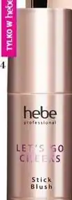 Hebe HEBE PROFESSIONAL Let's Go Cheeks Stick Blush, róż do policzków w sztyfcie rendez-vous oferta