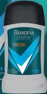 Hebe Antyperspirant w sztyfcie Rexona Men Advanced Protection 72H Cobalt Dry oferta