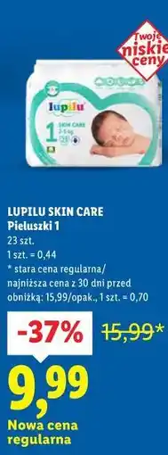 Lidl LUPILU SKIN CARE Pieluszki 1 oferta
