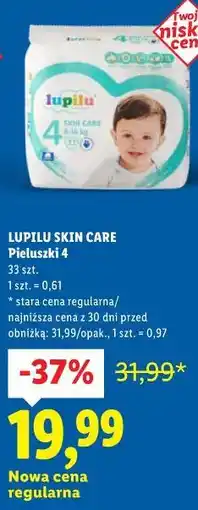 Lidl LUPILU SKIN CARE Pieluszki 4 oferta