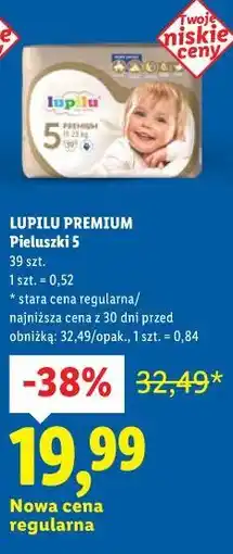 Lidl LUPILU PREMIUM Pieluszki 5 oferta