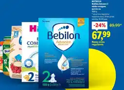 Lidl NUTRICIA Bebilon Advance 2 mleko następne po 6 m-cu oferta