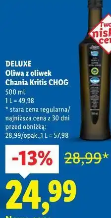 Lidl DELUXE Oliwa z oliwek Chania Kritis CHOG oferta