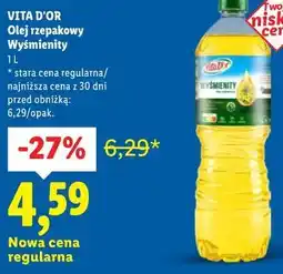 Lidl VITA D'OR Olej rzepakowy Wyśmienity oferta