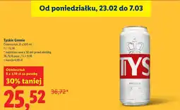 Lidl Piwo Tyskie Gronie Ośmiosztuk oferta