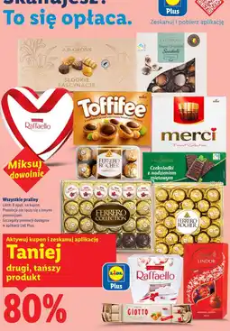 Lidl Wszystkie praliny oferta