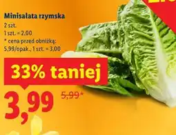 Lidl Minisałata rzymska 2 szt oferta