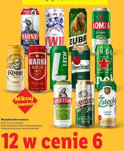 Lidl Wszystkie piwa w puszce oferta