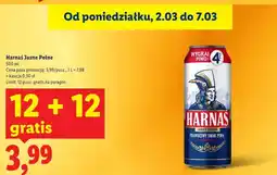 Lidl Piwo Harnaś Jasne Pełne oferta