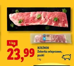 Lidl RZEŹNIK Żeberka wieprzowe, paski oferta