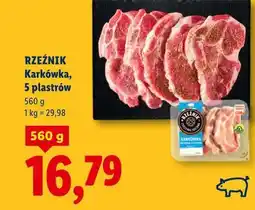 Lidl Rzeźnik Karkówka, 5 plastrów oferta