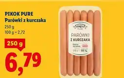 Lidl Pikok Pure Parówki z kurczaka oferta