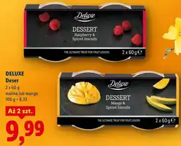 Lidl Deluxe Deser (malina lub mango) oferta