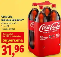 Lidl Coca-Cola lub Coca-Cola Zero oferta
