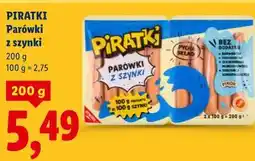 Lidl Piratki Parówki z szynki oferta