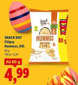 Lidl SNACK DAY Chipsy Hummus, XXL oferta