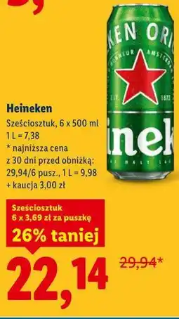 Lidl Heineken oferta